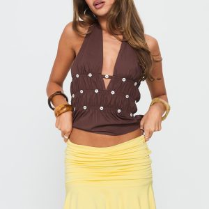Celebrations Mini Skirt Lemon