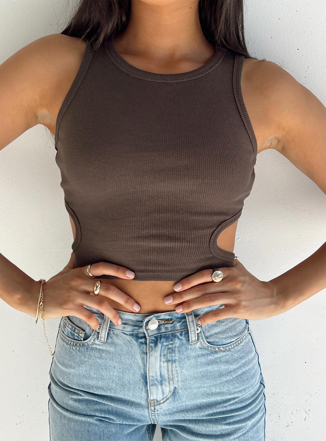 Kamelia Top Brown - Image 2