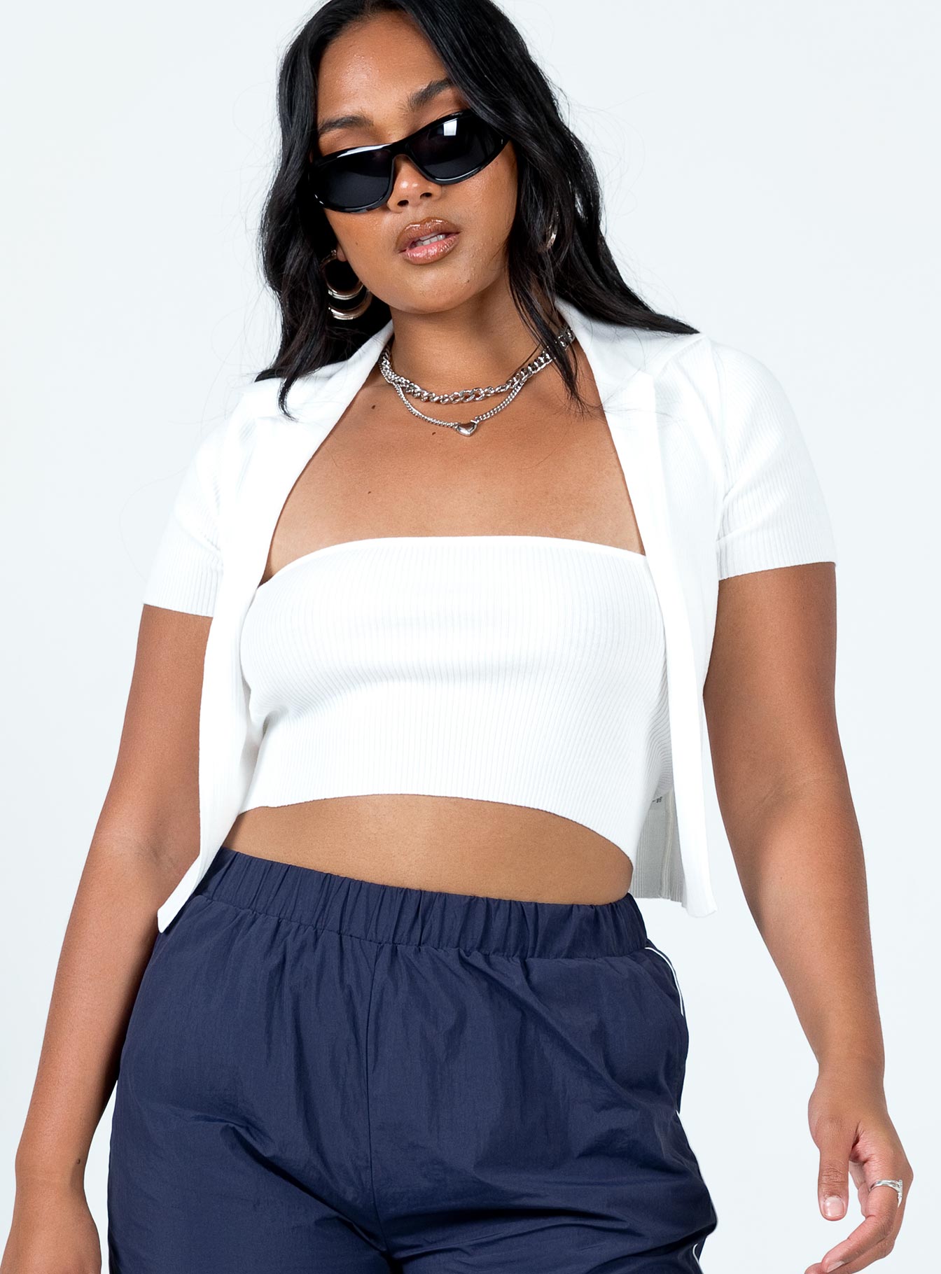 Avah Two Piece Top White - Image 2