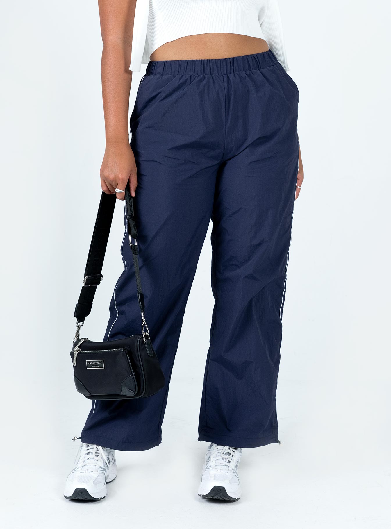 Downtown Parachute Pants Navy - Image 2