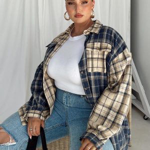 Unity Check Shirt Blue Curve