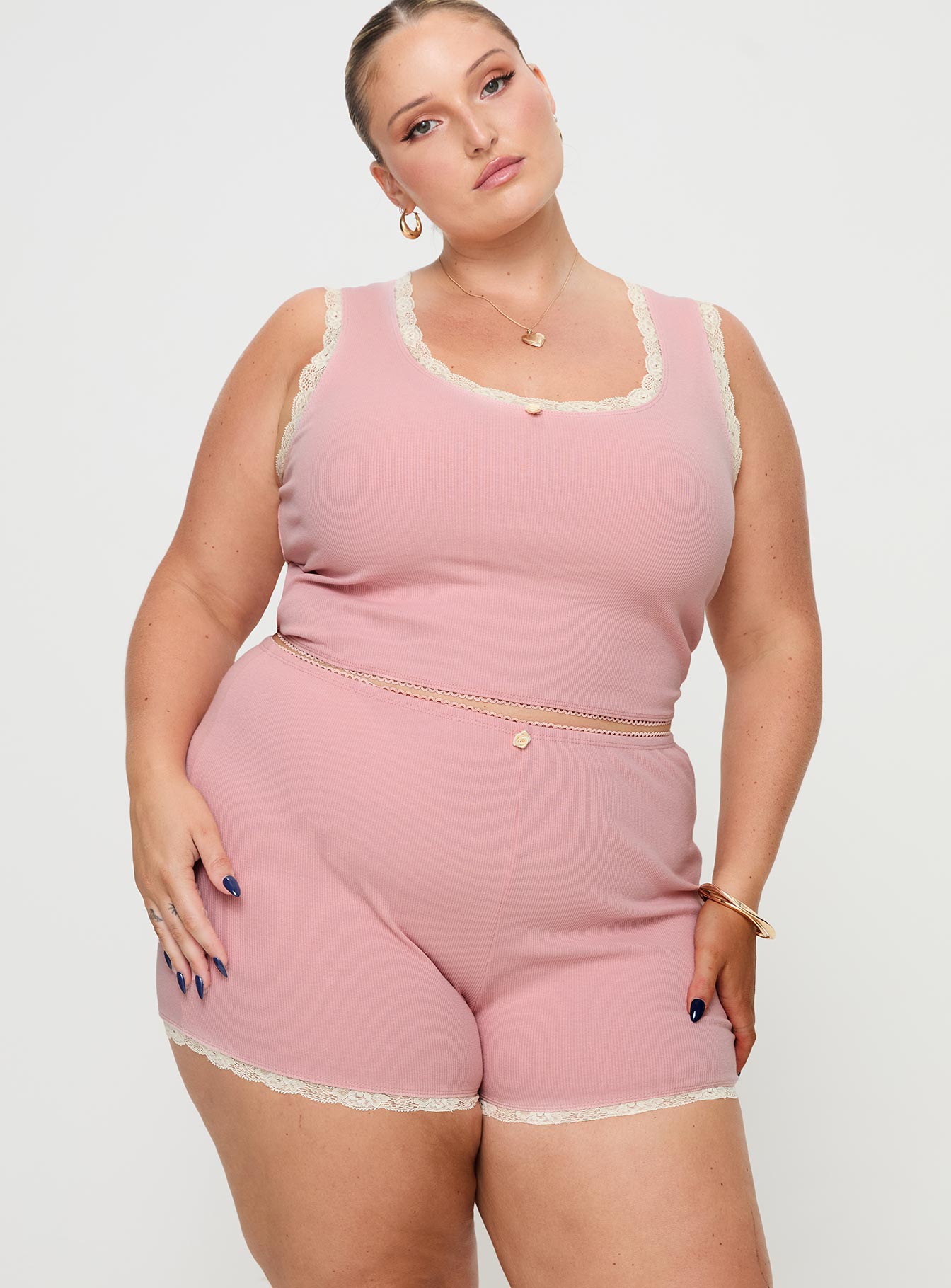 Morning Tea Sleep Set Pink Curve - Image 2