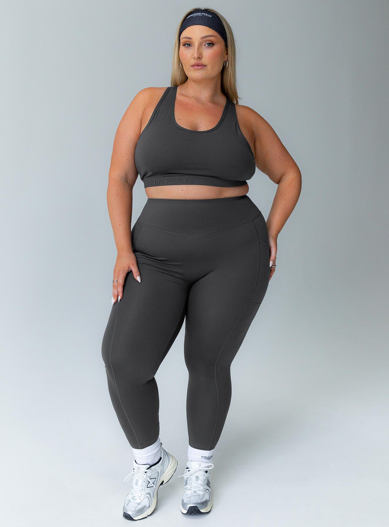 Achieve Activewear Leggings Grey Curve - Image 2