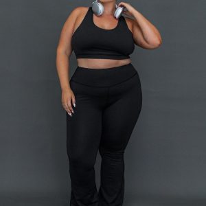 Integrity Activewear Yoga Pants Black Curve