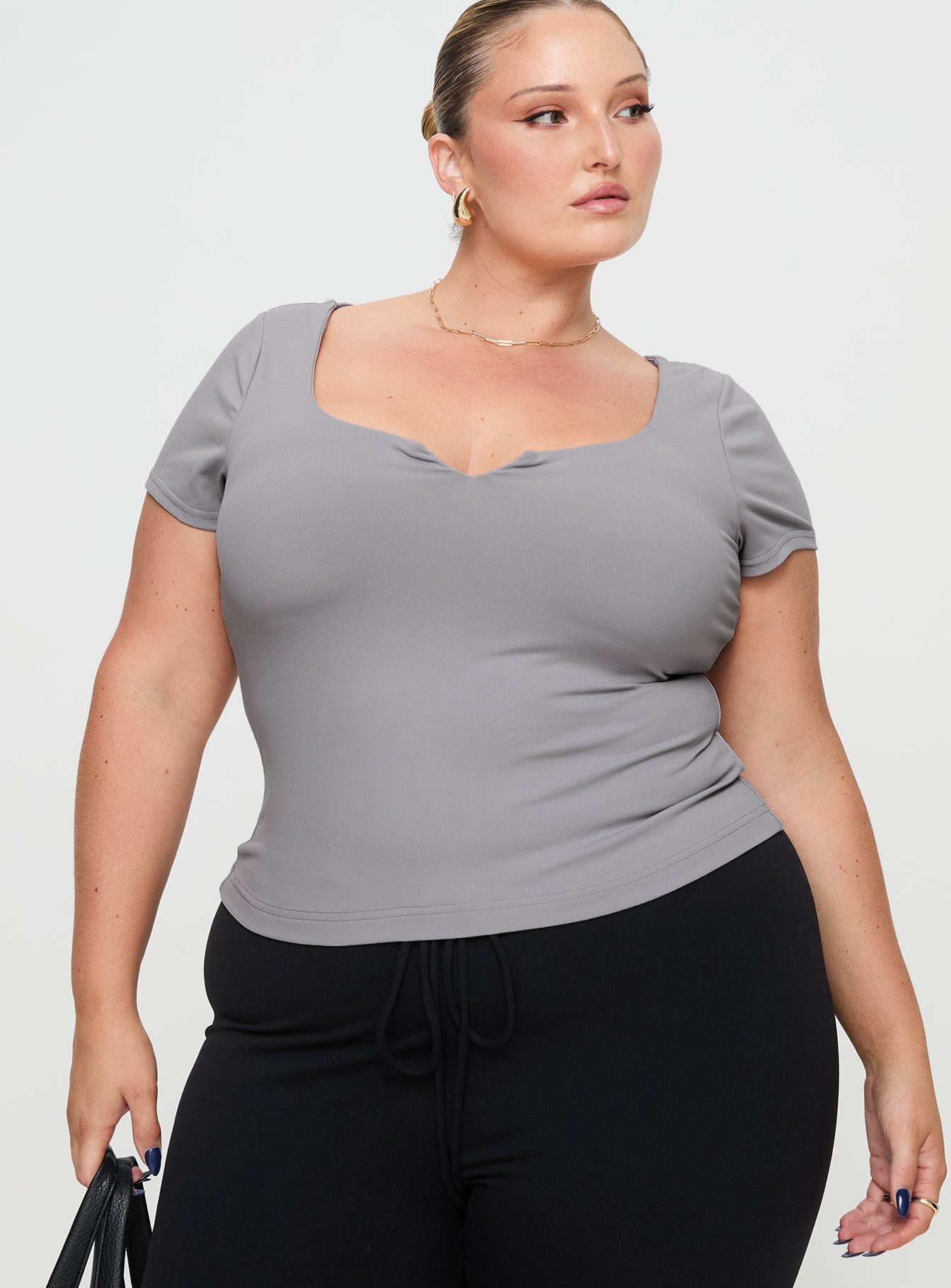 Serenie Top Grey Curve - Image 2