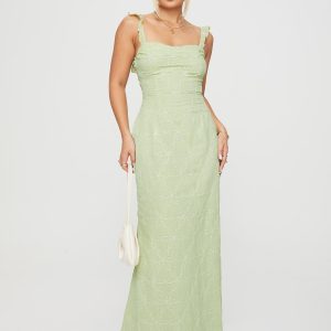Burner Maxi Dress Green
