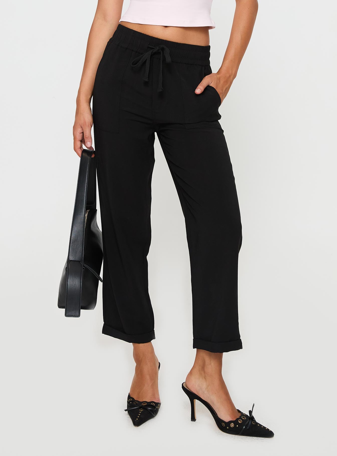 Tillas Cargo Pants Black - Image 2