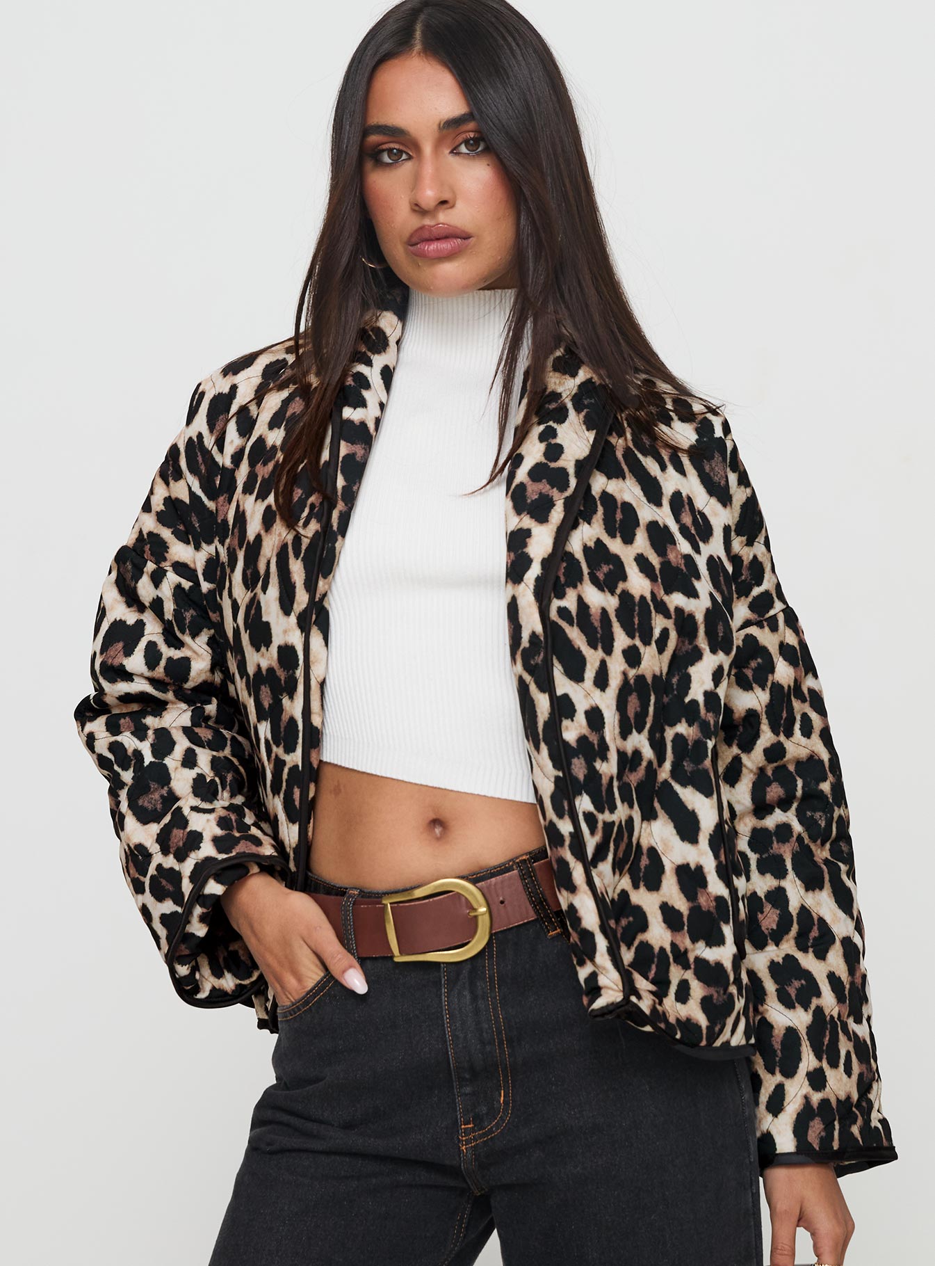 One I Want Jacket Leopard - Image 2