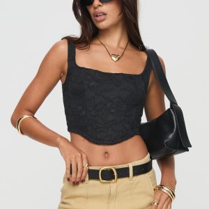 Bonney Corset Top Black