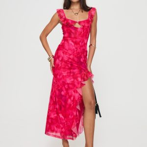 Ceri Maxi Dress Pink