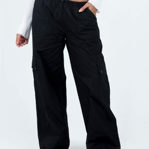 Mackey Cargo Utility Pants Black