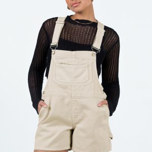 Foresta Oversized Overalls Cream