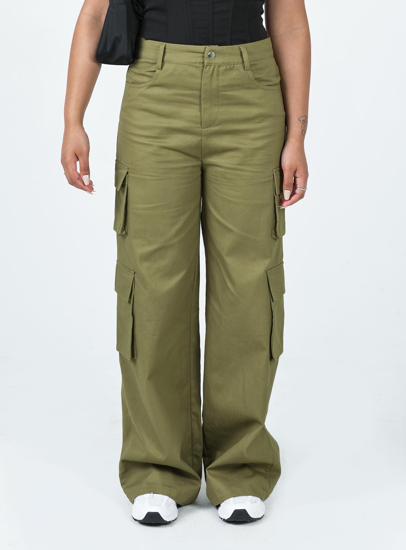 Alexis Cargo Pants Khaki - Image 2