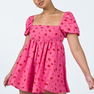 Lorna Romper Pink
