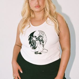 Blizzard Tank Top White Curve