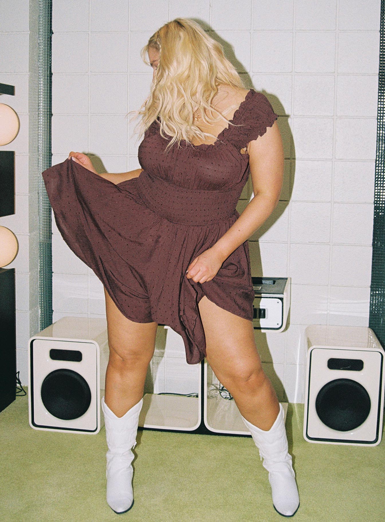 The Love Galore Romper Brown Curve - Image 2