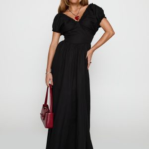 Breeanna Maxi Dress Black