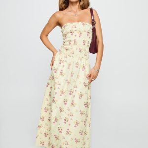 Human Nature Strapless Maxi Dress Multi Floral