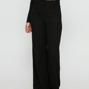 Jaede Knit Pants Black