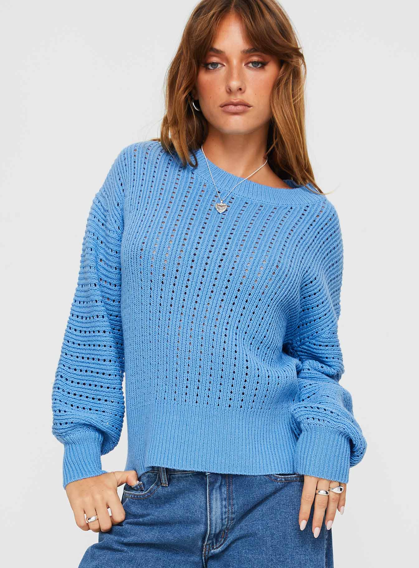 Peachyo Sweater Blue - Image 2