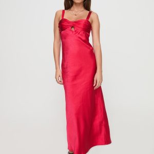 Joane Maxi Dress Red