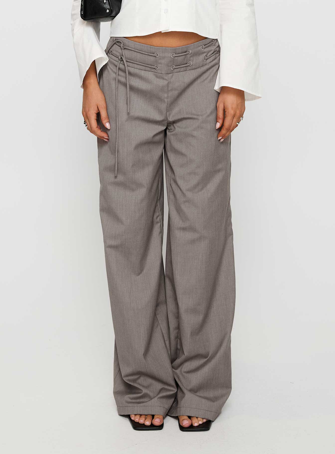 Just Have Fun Wide Leg Pant Grey Tall - Image 7