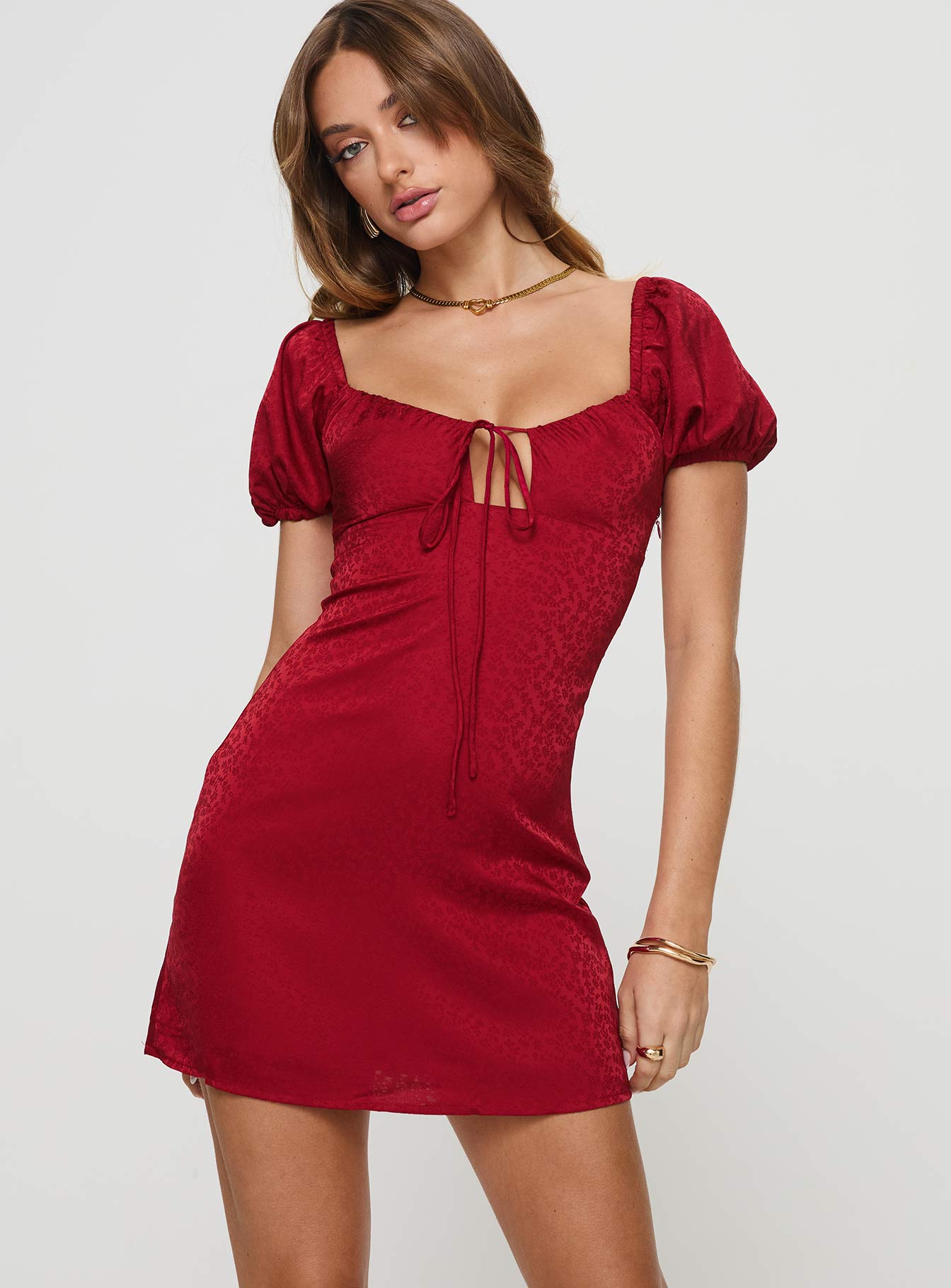 Kleopatra Mini Dress Red - Image 2
