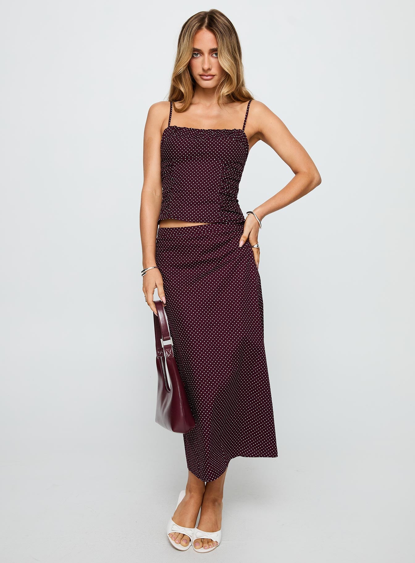 Shining Mirrors Set Burgundy - Image 2