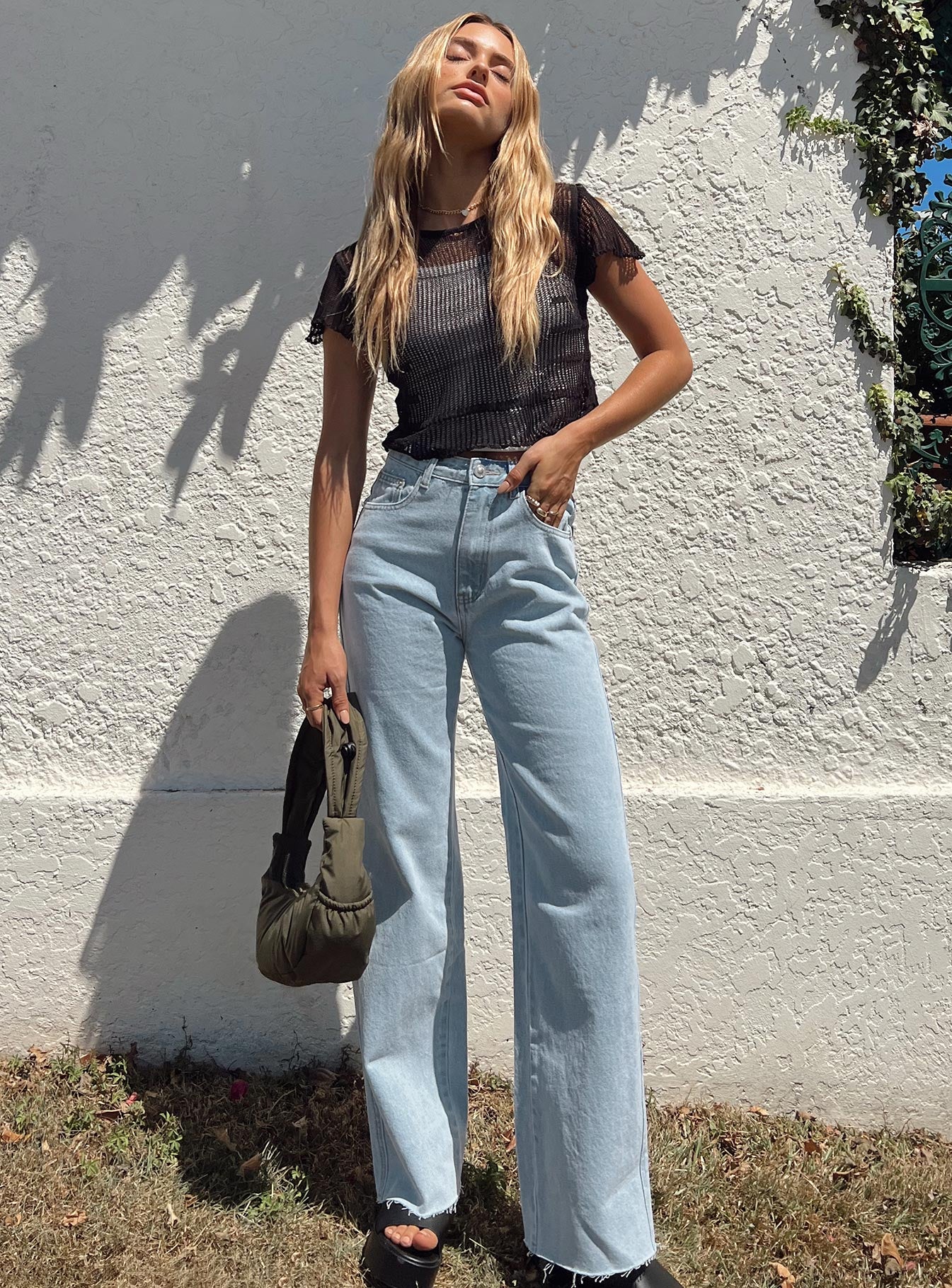 Arlington Straight Leg Denim Jeans Light Wash - Image 13