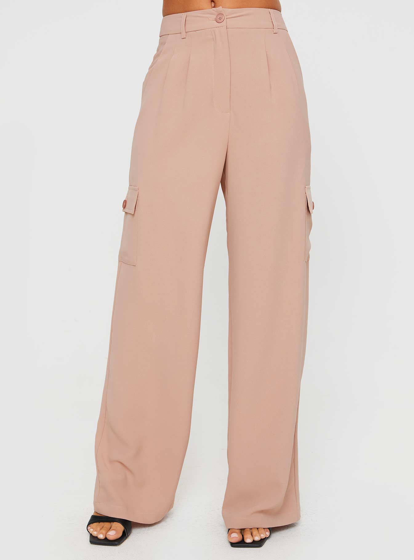 Wallom Cargo Pants Beige - Image 2