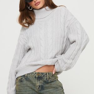 Nyle Knit Sweater Grey