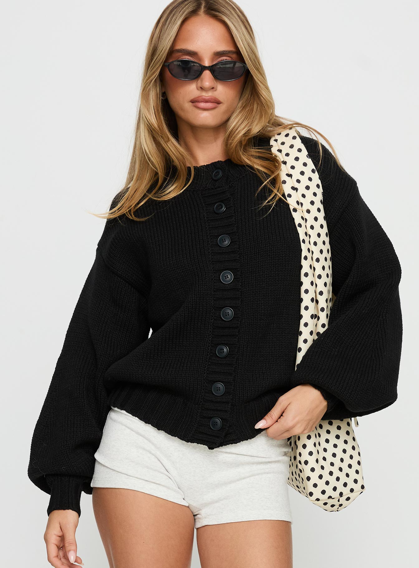 Edern Cardigan Black - Image 2