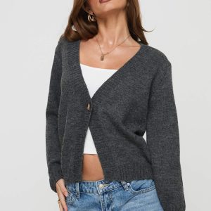 Larkins Cardigan Grey