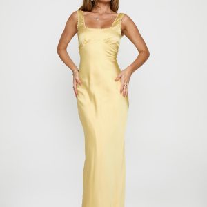 Dasha Maxi Dress Lemon