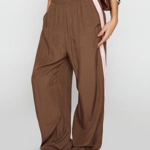 No Doubts Track Pant Brown