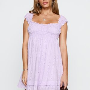 Carlita Mini Dress Lilac