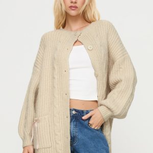 Cameliah Knit Cardigan Cream
