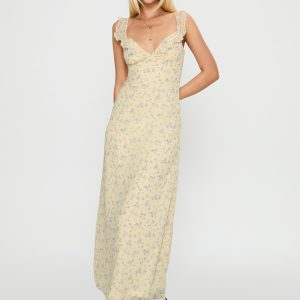 Jayne Frill Maxi Dress Multi