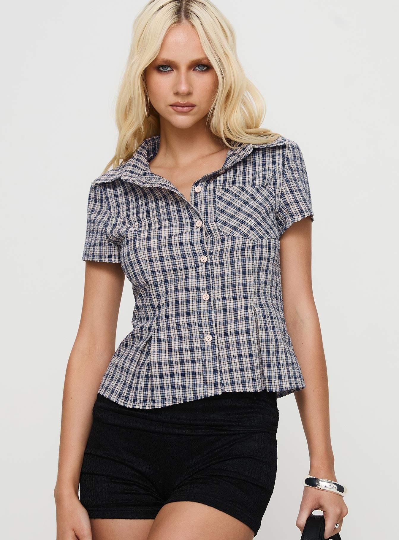 Alma Mater Top Multi Check - Image 2