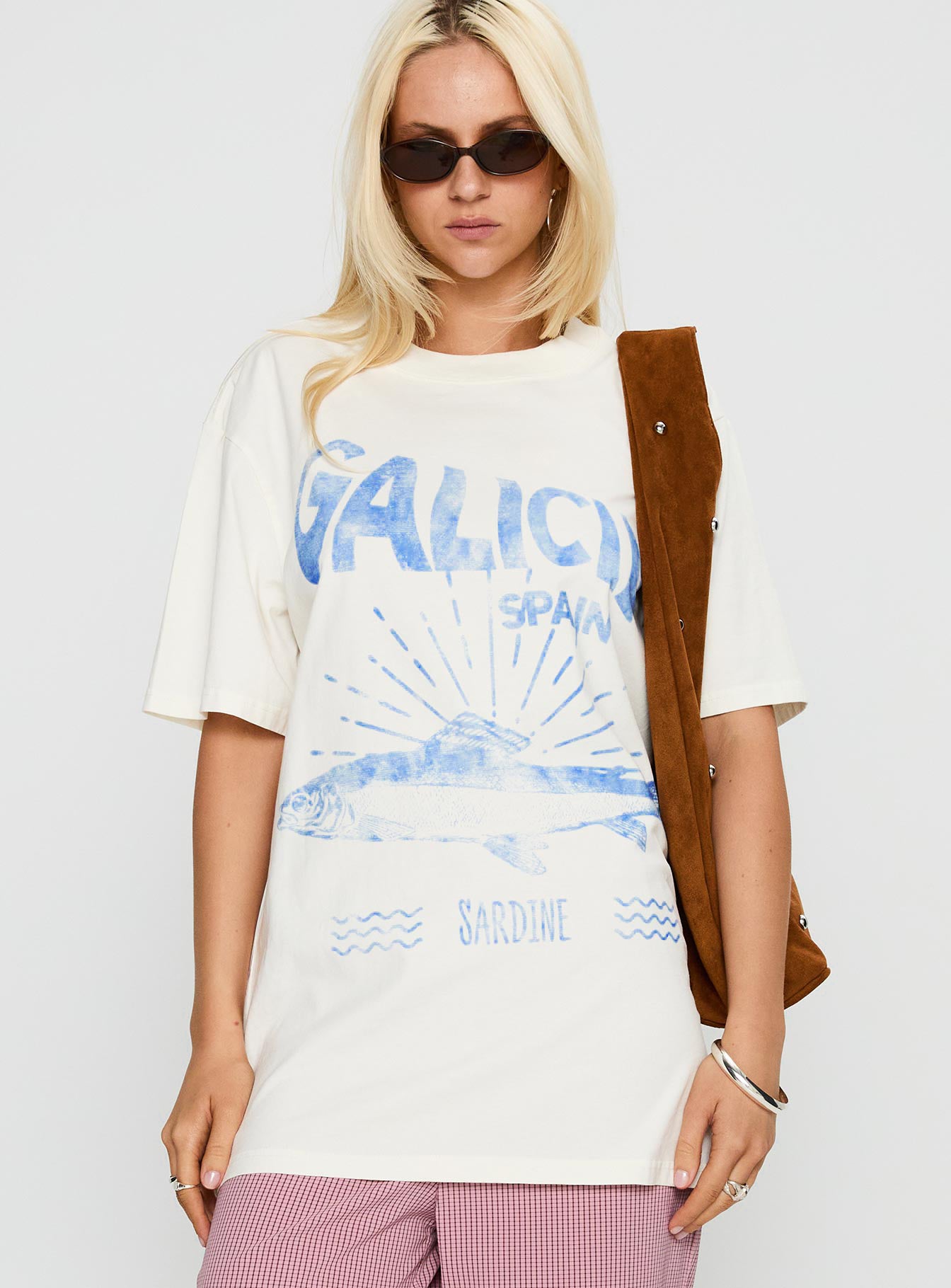 Galicia Spain Graphic Tee White / Blue - Image 2