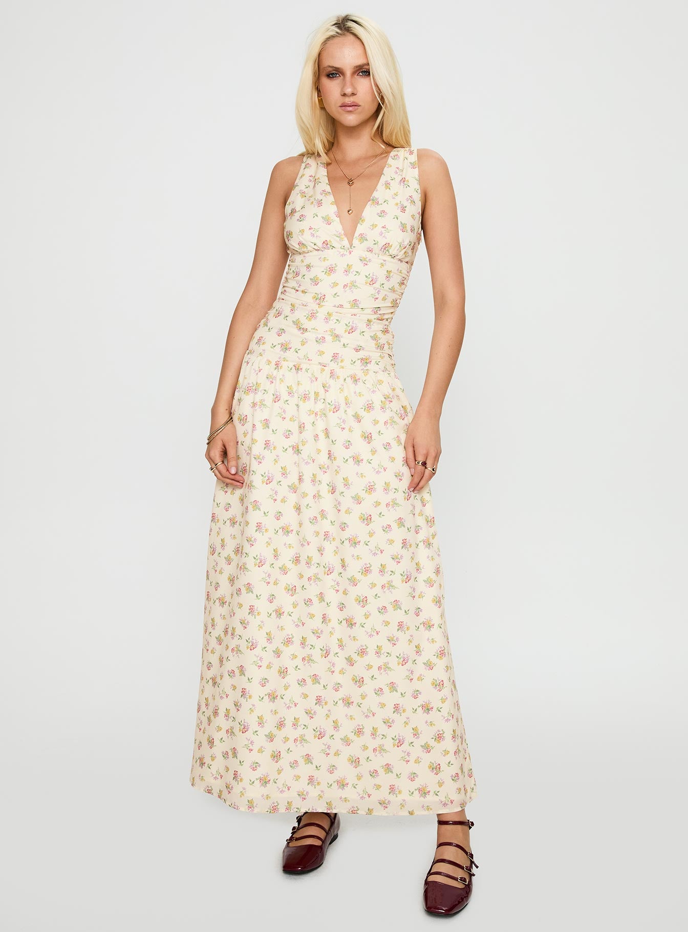 Esthie Maxi Dress Multi Floral - Image 2