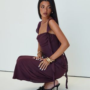 Lanai Maxi Dress Plum