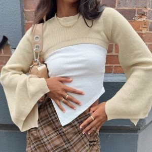 Tieghan Bolero Beige