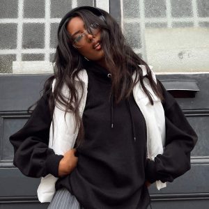 Ritu Oversized Hoodie Black