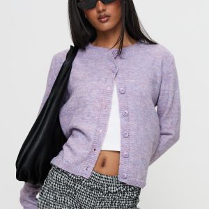 Denmark Cardigan Lilac