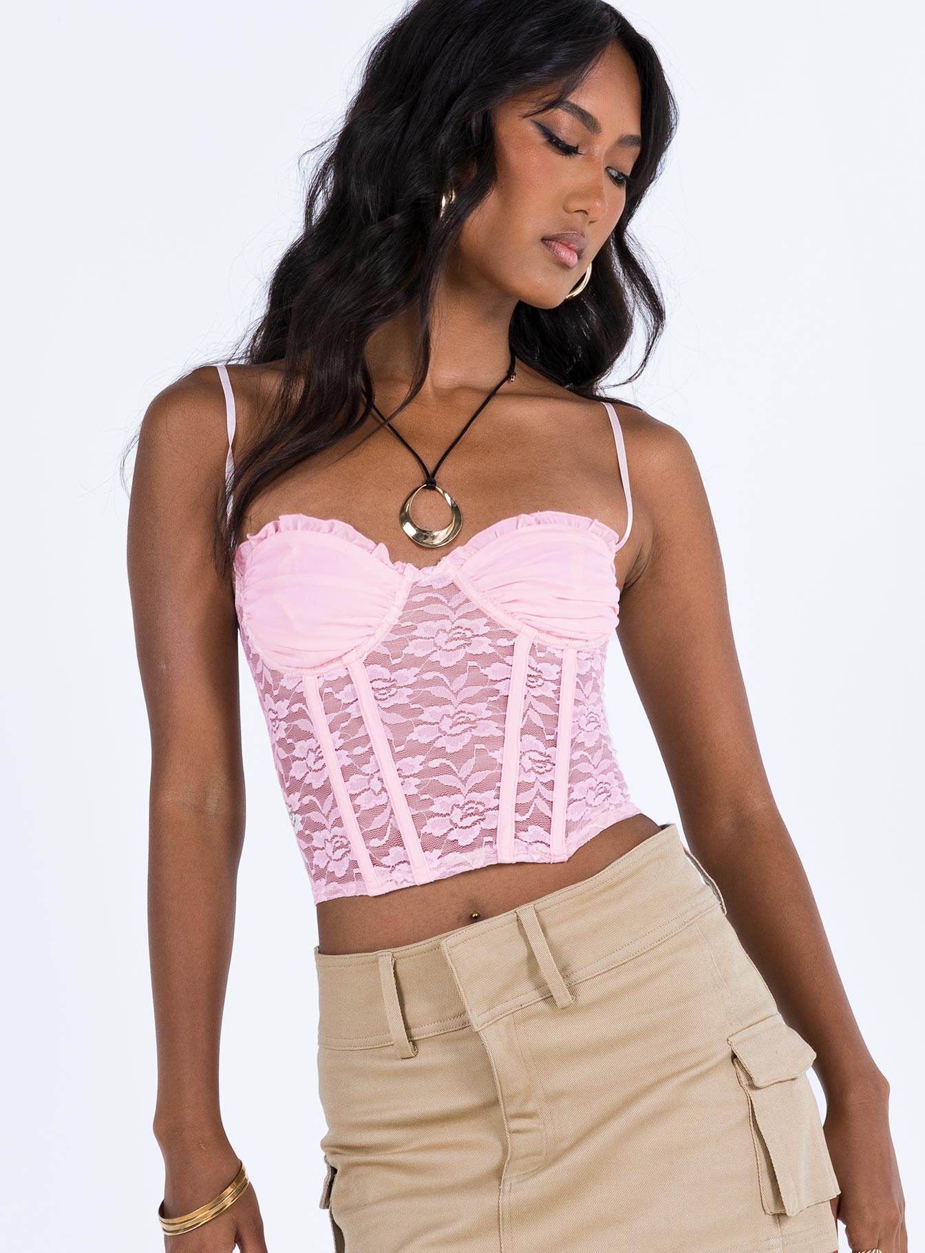 Lynell Corset Top Pink - Image 4