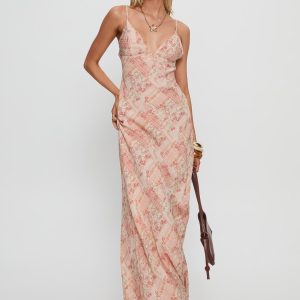 Magnolias Splice Maxi Dress Vintage Multi