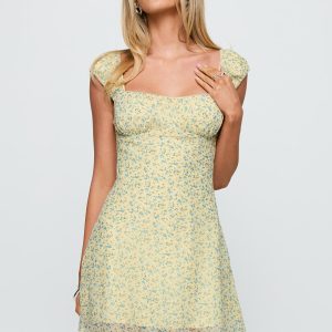 Seyani Mini Dress Yellow