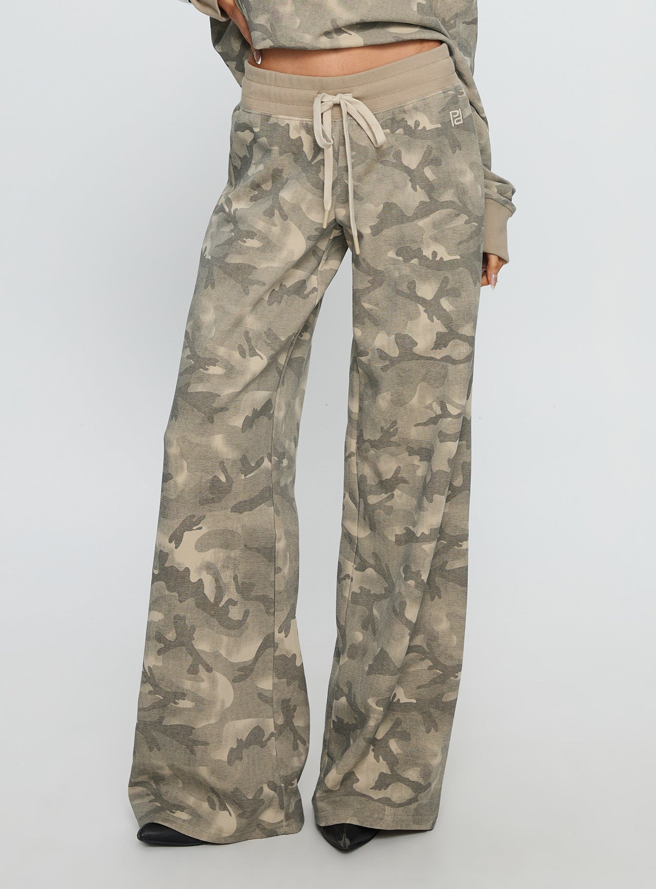 Dodie Wide Leg Pants Camo - Image 2