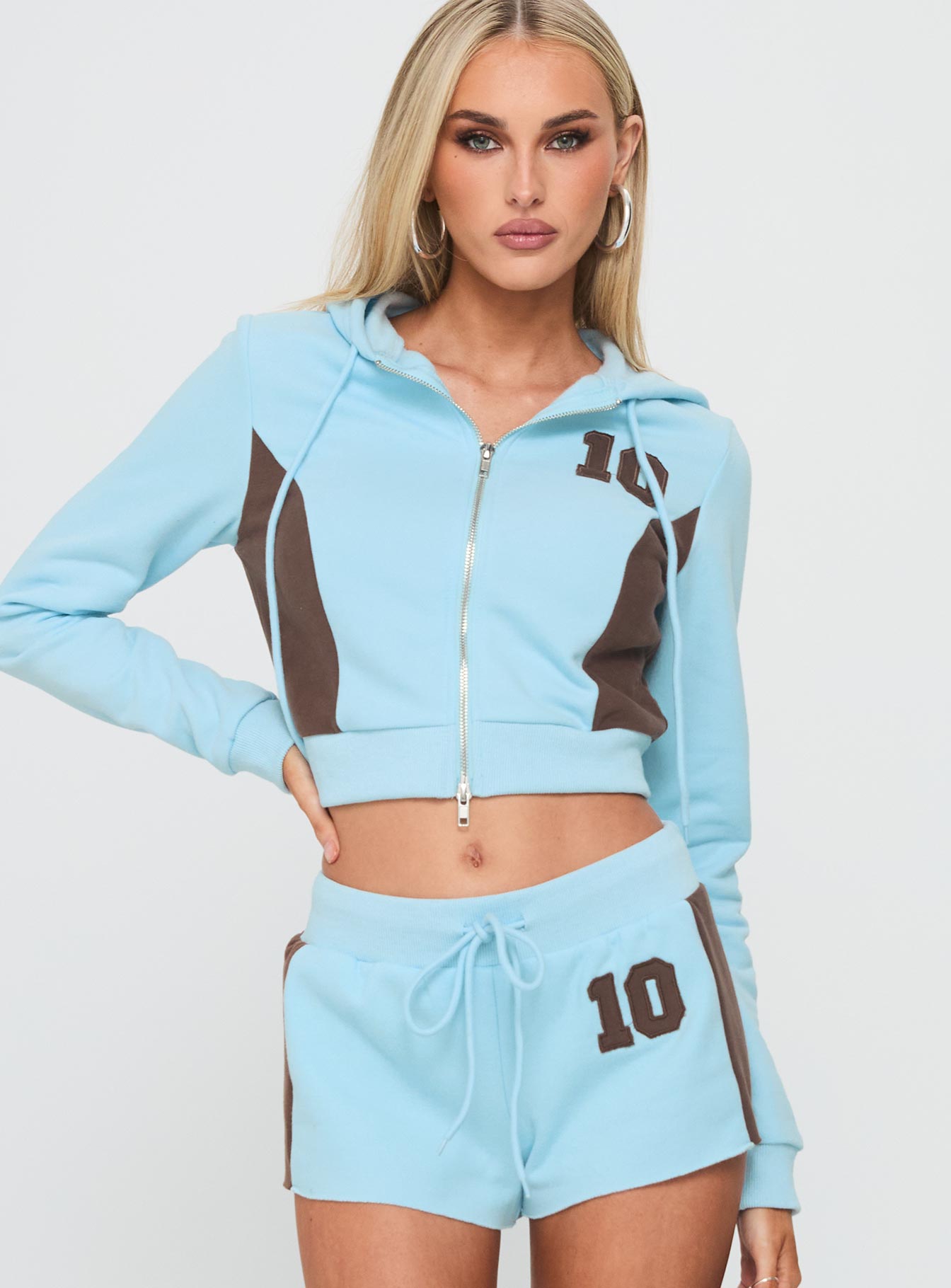 Notable Double Zipper Jumper Blue - Image 2